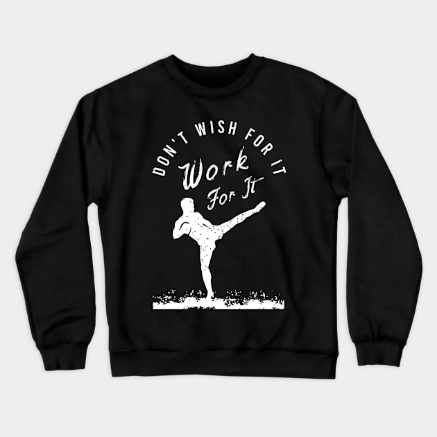 Fighter Design for a Martial Arts Lover Crewneck Sweatshirt by AlleyField